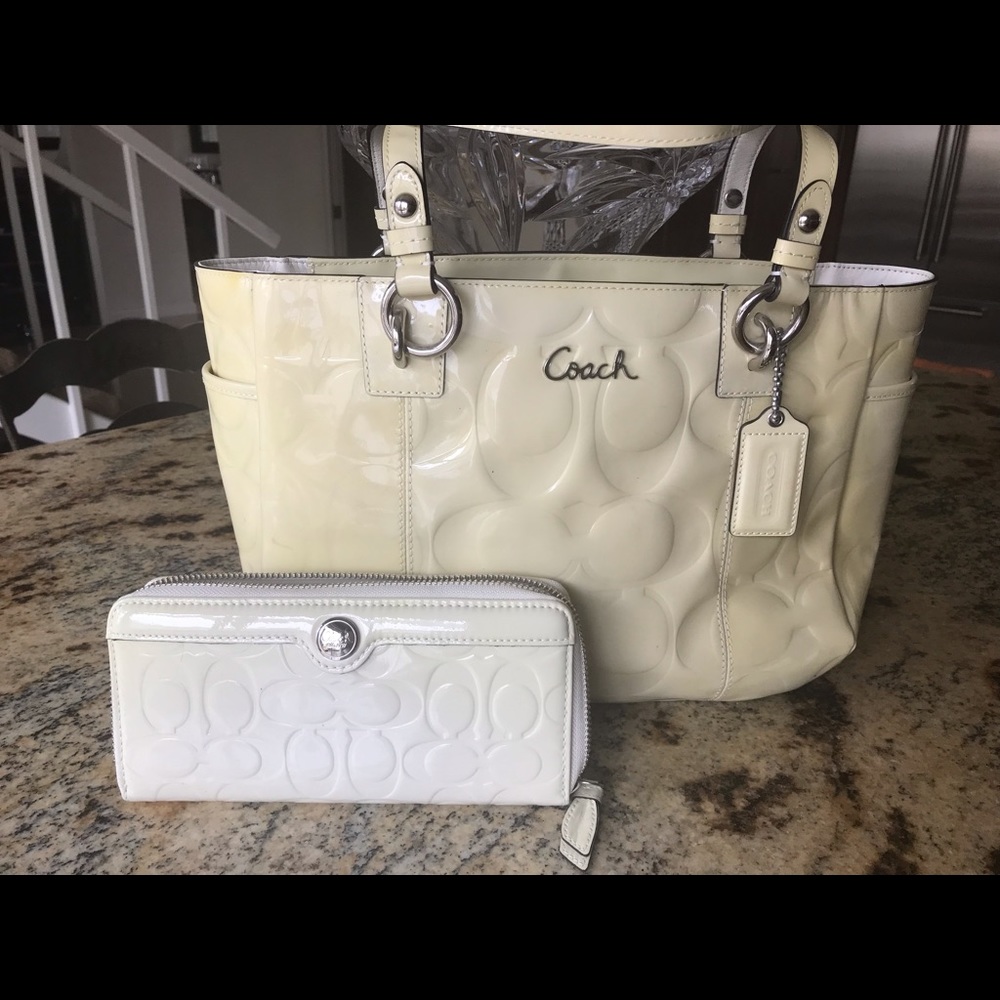 Authentic COACH bag and matching wallet